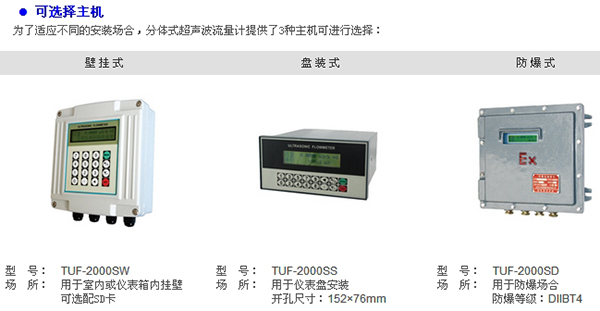 高溫超聲波流量計產(chǎn)品分類圖